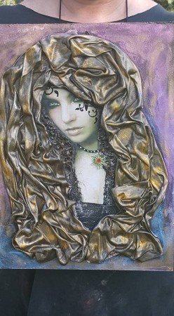 Tetovált lány fali kép